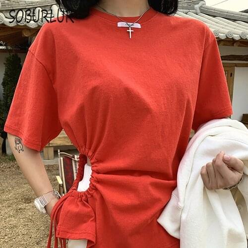 SOBURLUR Women's Plain T-shirts
