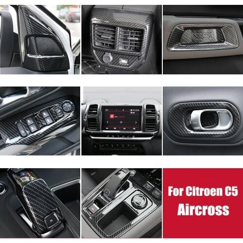 World Datong Whole Interior Accessoires ABS Decoration Cover Trim For Citroen C5 Aircross 2017-2018