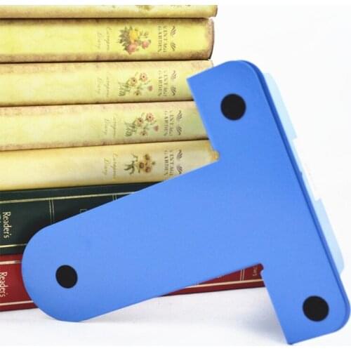 W3JD Simple Style Metal Bookends Iron Support Holder Nonskid Desk Stands For Books