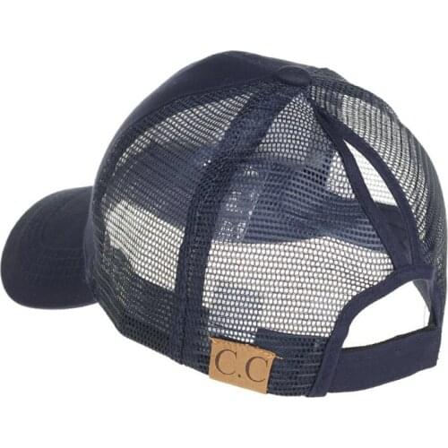 Womans Duck Tongue Mesh Cap Europe United States In Summer New Fashion Leisure Sunshade Tail Baseball Cap Open W042