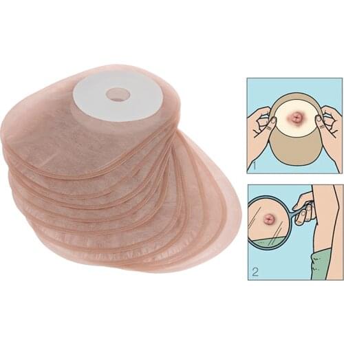10pcs/lot~ Economical One pc Closed Colostomy Bags; One-piece system portable Stoma Care Bags~without drainage (daily pouch)