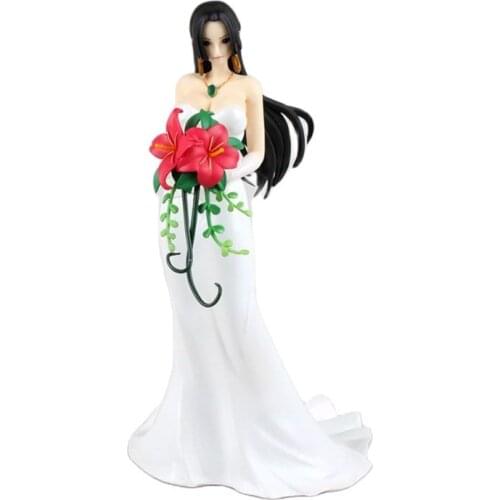 23cm Boa Hancock One Piece Beautiful Goddess White Wedding Action Figure Model Toys Doll toys for children