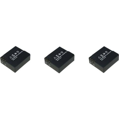 3pcs/Lot. for Sjcam bateria SJ4000 Battery 3.7V 900mAh Rechargeable Battery for SJ 4000 SJ5000 5000 Plus SJ5000x SJ6000 SJ7000