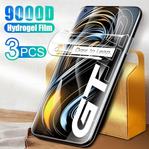 3Pcs Full Cover Soft Hydrogel Film For OPPO Realme GT 5G Screen Protection For Realmy GTNeo Neo 6.43" Protector Film Not Glass