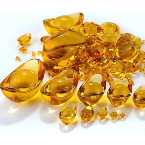 5PCS High-quality New Chinese-style Home Decoration Ornaments,Colored Glaze Small Ingots,Holiday Gifts,Lucky Crafts Size 1.4-8cm