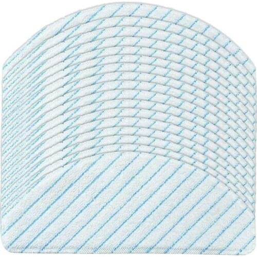 50Pcs Disposable Strong Rag Mop Cloths Pads for Ecovacs Deebot OZMO T8 AIVI T8 Max T9 Power/Max Vacuum Cleaner Parts
