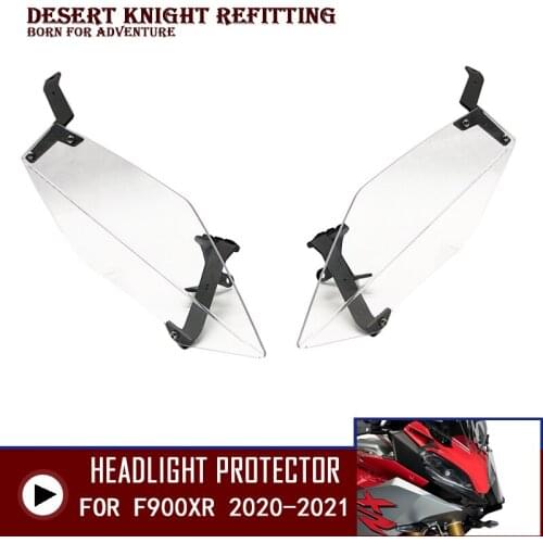 For BMW F900XR F 900 XR 2020 - 2021 Motorcycle Accessories Headlight Protection Protector Headlight Film Guard Front Lamp Cover