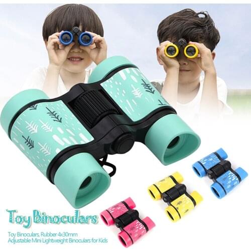 4x30mm Adjustable Toy Binoculars for Kids Bird Watching Educational Learning Hiking Outdoor Play Toys Vision binocular