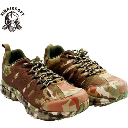 SINAIRSOFT Outdoor Sport Hiking Shoes Men Mountain Boots Anti-skid Wear Resistant Breathable Waterproof Fishing trekking
