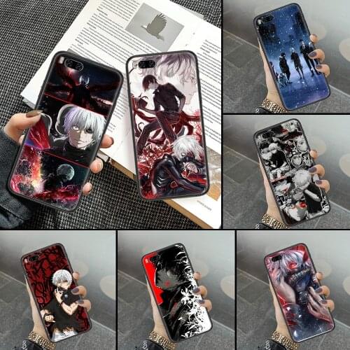 Tokyo Ghoul Anime Kaneki Ken Phone case For Xiaomi Mi Max Note 3 A2 A3 8 9 9T 10 Lite Pro Ultra black luxury hoesjes fashion