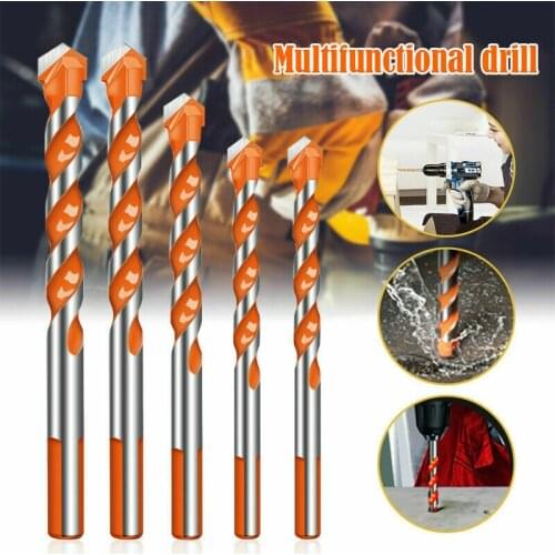 3-12mm Hreaded Triangle Tungsten Steel Wall Tile Concrete Drilling Bit Household Marble Overlord Drill Hand Electric Drill