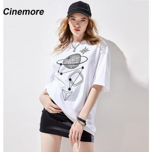 Cinemore 2021 Summer T Shirt For Women And Men High Quality Plus Size Unicolor Fashion Casual womens t-shirt Basic Top Female