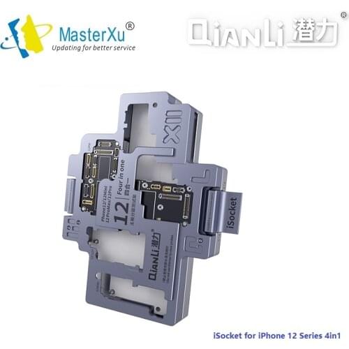 MasterXu Qianli iSocket 4 in 1 Main Motherboard Middle Layer Test Logic RF Board Function Socket Fixture for iPhone 12 12 mini 1