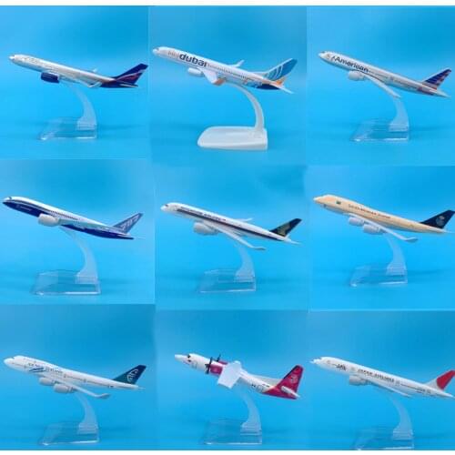 16CM Airbus A320 A330 A350 A380 Boeing B737 B747 B777 B787 Airplanes Plane Model Diecast Aircraft Toys Airliner Model Kids Gift