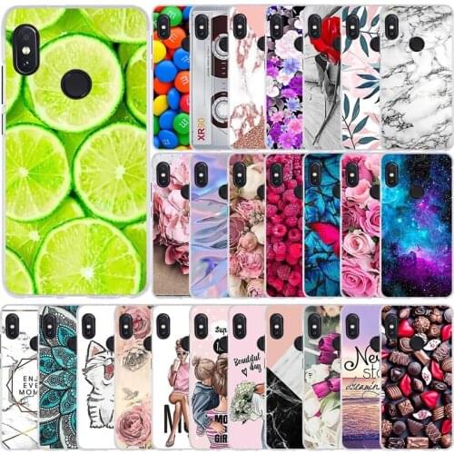 Soft TPU Case For Xiaomi Redmi Note 5 Pro Cover Transparent Coque Cute Flowers Animals Cases Redmi Note 5 Note 5 Pro Cases