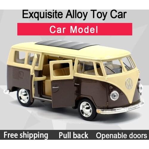 New Arrival Caipo T1 BUS Alloy Diecast Car Model Toy With Pull Back /For Kids Gifts /Educational Toy Collection