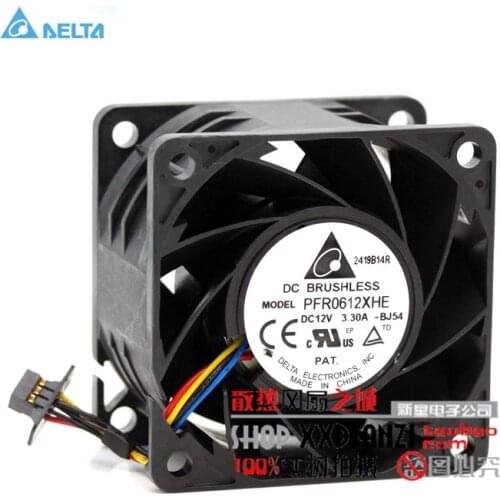 New Delta 6038 PFR0612XHE DC 12V 3.30A ultra violent strong air flow high speed axial fan