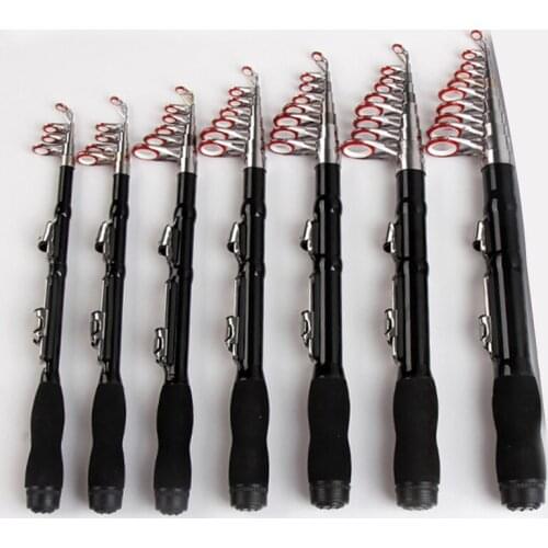 New Carbon Fiber Telescopic Pocket Fishing Tool Travel Spinning Pole Mini Outdoor Travel Fish Hand Fishing Tackle Sea Ocean Rod