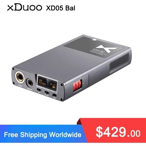 XDUOO XD05 Bal Portable Decoding Headphone Amplifier XD-05 Balanced DAC 32bit/768kHZ DSD512 xd05bal