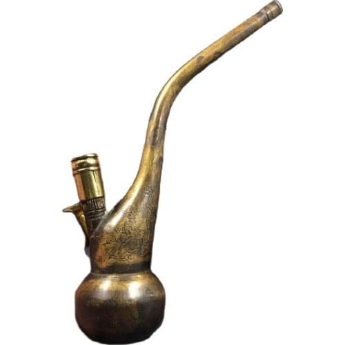 Ancient bronze longevity star, hookah, gun bag, pot in the Republic of China