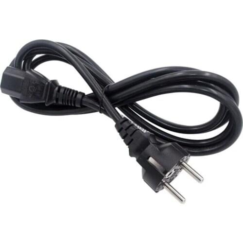 High quality EU Power mains Cable European plug Germany, France to IEC C13 Power Cord 1.8M IEC C13 AC EU Plug to IEC Kettle C13