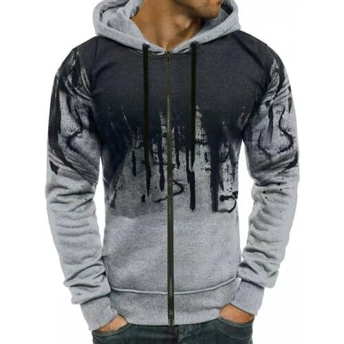 Xftorginal Men's Zip Hoodies