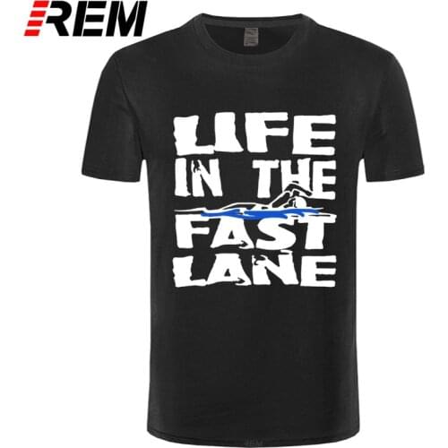 REM tee life in the fast lane Funny T Shirt Tshirt Men Cotton Short Sleeve T-shirt Top Camiseta