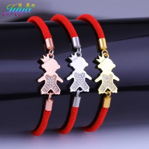 Women Fashion Couple Bracelets Gold//Rose Gold Crown Boy Charm Bracelets Handmade Adjustable Rope Chains Bracelets