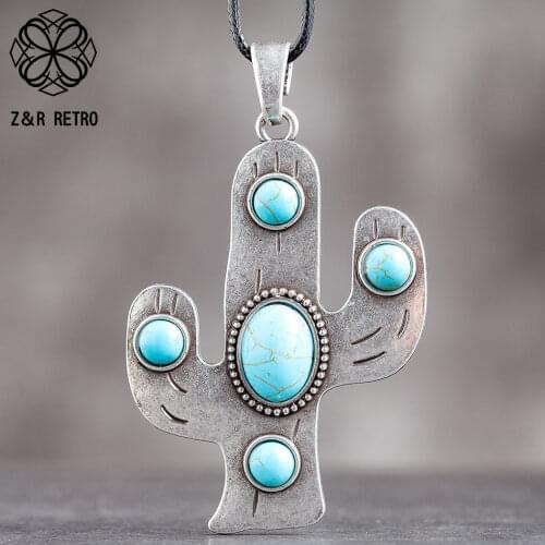 Vintage Jewelry Women Silver Color Plant Necklaces Statement Accessories Long Chain Womens Pendants Trendy Suspension Chokers