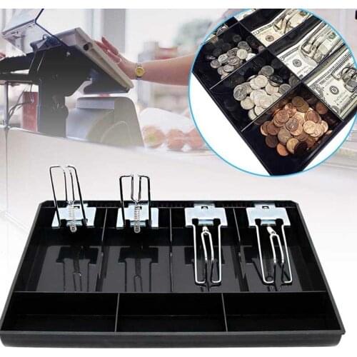 Hard Case Clip Cash Register Box New Classify Store Cashier Coin Drawer Box Cash Drawer Tray Money Counter Case