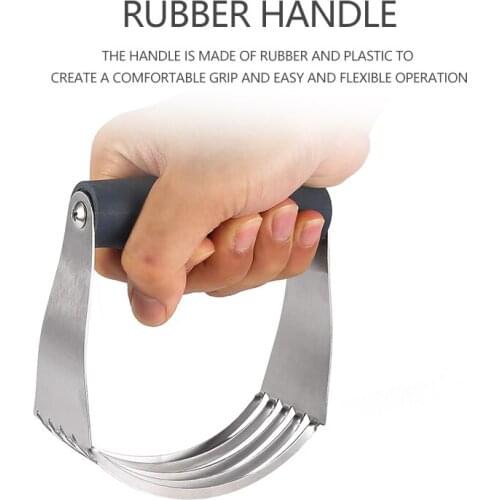 1 Pcs Manual Flour Mixer Baking Tools Kitchen Accessories Stainless Steel Baking Pastry Blades Gadgets Manual Dough