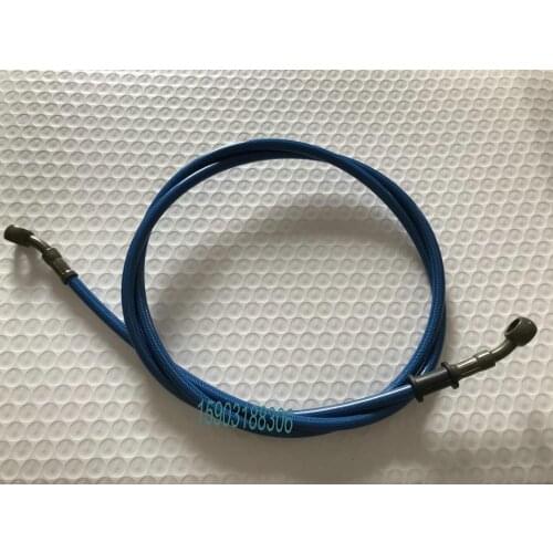 120cm Colorful Motorcycle Motorbike Braided Stainless Steel PVC Coverred Brake Clutch Oil Hose Line Pipe