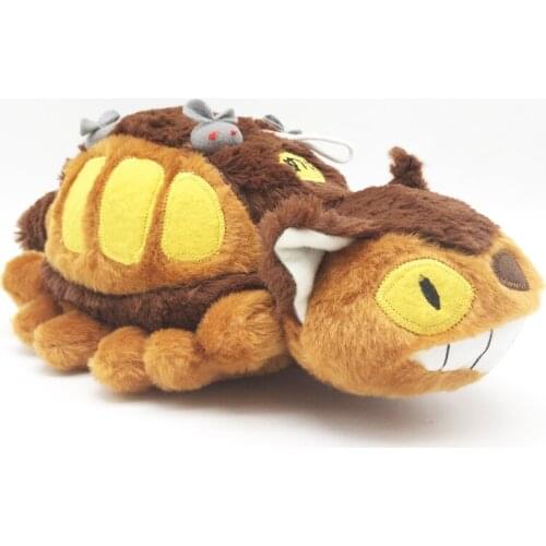 30cm Cute Cartoon Animation Bus Totoro Doll Soft Plush Animal Toys Stuffed Totoro Kawaii Gift Toy For Children