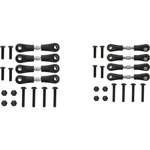 4Pcs Link Pull Rod for 1/10 RC Drift on Road Touring Car(HSP HPI Himoto SST RACING LRP 3Racing Tamiya 58658 Kyosho)