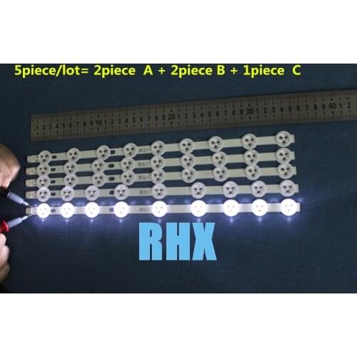 5piece TV LED Backlight Strip For 40L1333DB 40L3453DB 39PF3025D 39FHD-CNOV LC-39LD145K