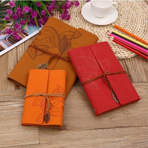 A5 A6 A7 PU Leather Retro Notebook Diary Notepad Literature Note Book Stationery Journal Planners Office School Supplies