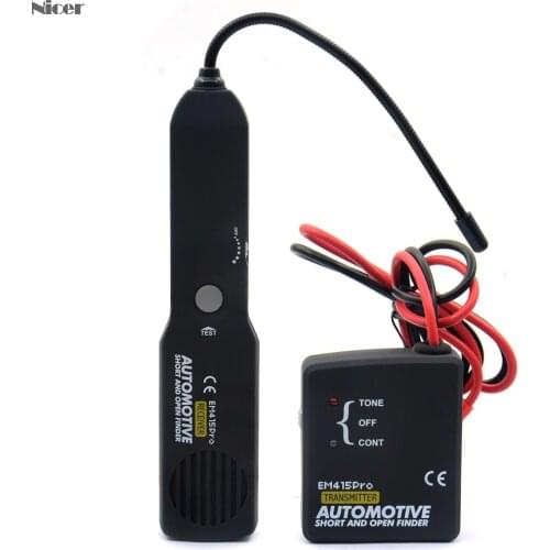 Automotive Cable Wire Tracker Short & Open Circuit Finder Tester Cable Wire Tracer For Tone Line Test Leads Car Diagnostic Tools