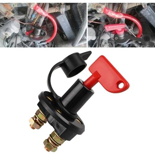 Battery Disconnect Switch, DC 12V 24V Battery Kill Switch Isolator for Marine Car Boat Motorhome ATV Auto Trucks