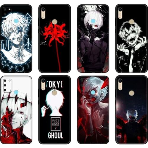 Black tpu Case For Honor 8a Prime 8s 9 10X Lite 9A 9C 9X Premium Pro 9S Case Cover Tokyo Ghoul Anime