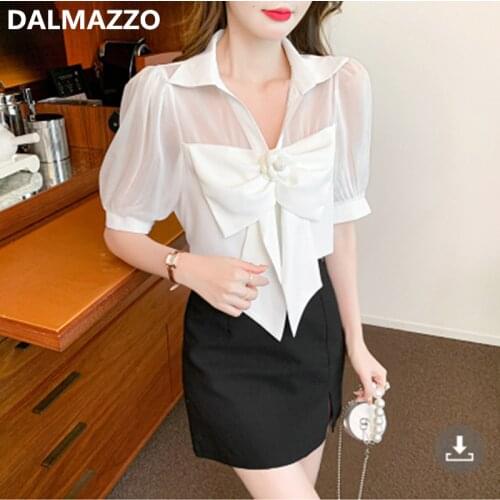 Женские короткие рубашки DALMAZZO China At AliExpress
