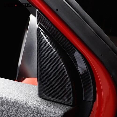 For Mitsubishi Eclipse Cross 2017-2019 2020 Front Window Inner A Pillar Triangle Cover Trim Decoration Accessories Car Styling