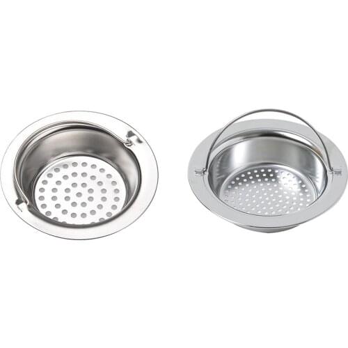 Kitchen Sink Filter Net Water Tank leakage Portable Stainless Steel floor Drain Vegetable Washing Basin Tools elegantly