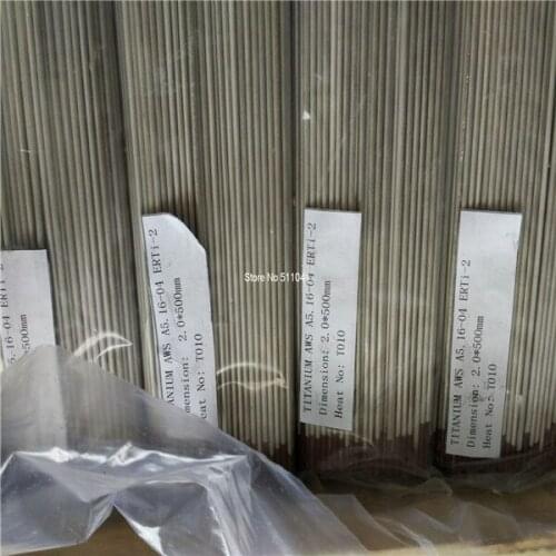 Gr2 Titanium Tig Welding Wire ,titanium AWS-A5.16 ERTI-2 weld wire,dia 2.0mm length 500mm,1kg ,free shipping,Paypal is available