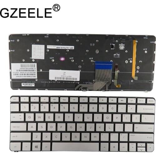 New for HP Spectre 13T 13.3" 55012TW00-515-G MP-13J73USJ886 743897-001 backlit keyboard US 13-3000 13-3000ea 13-3000ed 13-3000ee