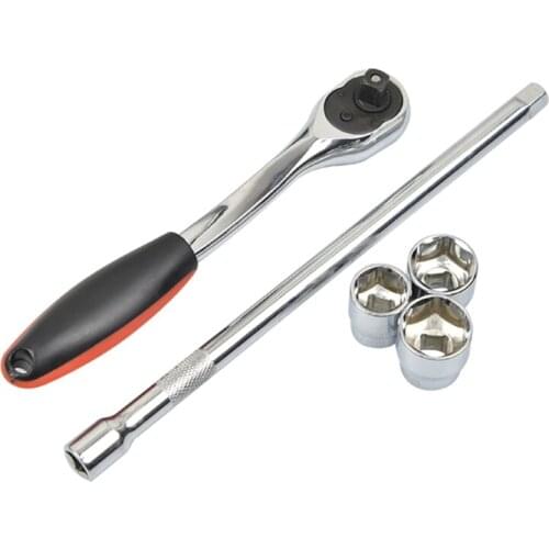 M89B 17Piece Socket Accessory Set - Premium chromium Vanadium Steel with Mirror Finish - Includes Socket Adapters Extensions