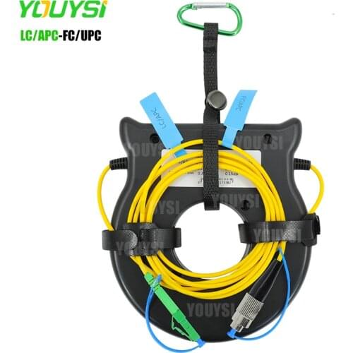 LC/APC-FC/UPC OTDR Fiber Launch Cable Box 150m/300m/500m/1km SM 9/125μm OTDR Fiber Rings SM 1310/1550nm Fiber Tester