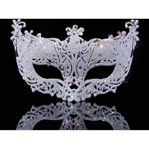 New Fashion Luxury Venetian Masquerade Mask Women Girls Sexy Fox Eye Mask For Fancy Dress Christmas Halloween Party