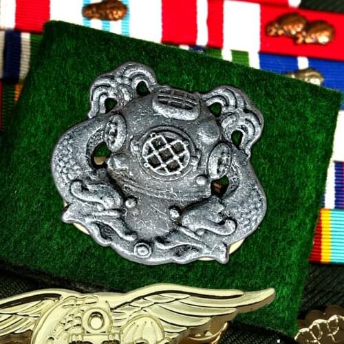 American Metal Vintage Luxury Edition Diving Medal Badge Badge Badge Badge Brooch