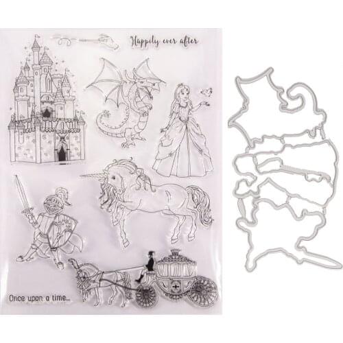 Metal Cutting Dies and Stamps for DIY Scrapbooking Album Paper Cards Decorative Crafts Embossing Die Cuts T1696 Princess