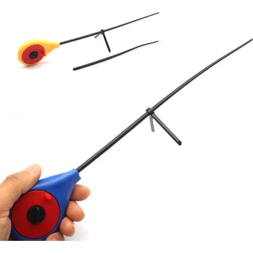 Mini Ice lake Fishing Rod Winter Outdoor Sport Portable Fishing Rod ultra-light ABS Pole Tip russian winter Fishing Accessories